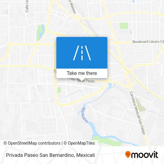 Privada Paseo San Bernardino map