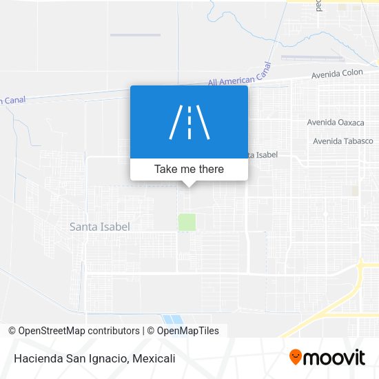 Hacienda San Ignacio map