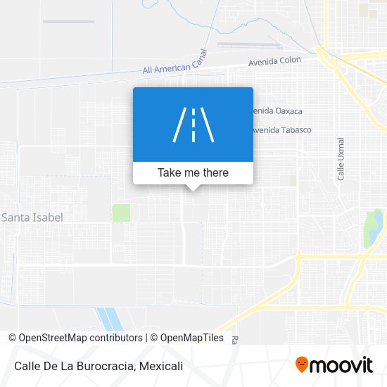 Mapa de Calle De La Burocracia