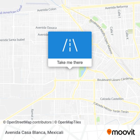 Avenida Casa Blanca map