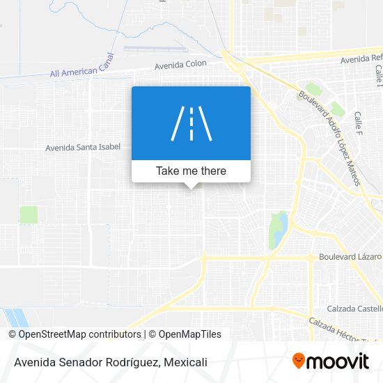 Avenida Senador Rodríguez map