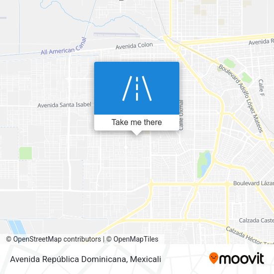 Mapa de Avenida República Dominicana