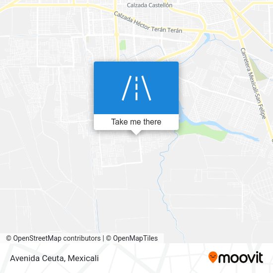 Mapa de Avenida Ceuta