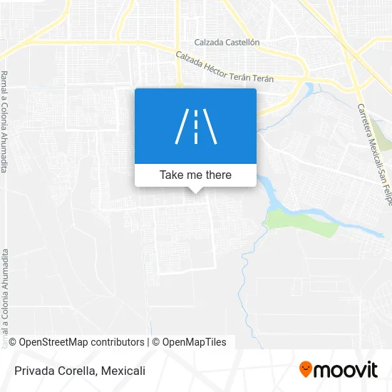 Privada Corella map