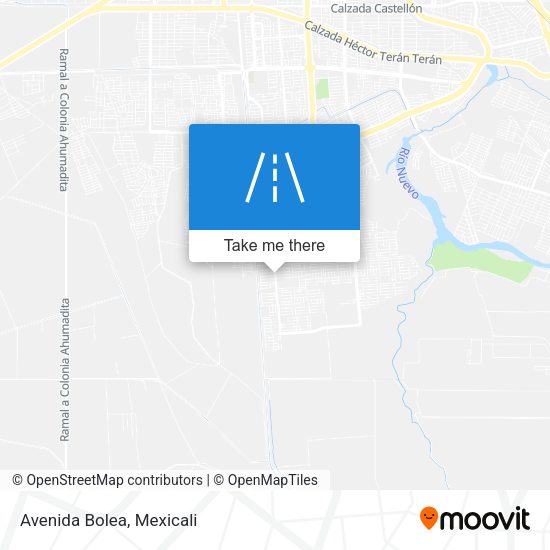 Mapa de Avenida Bolea