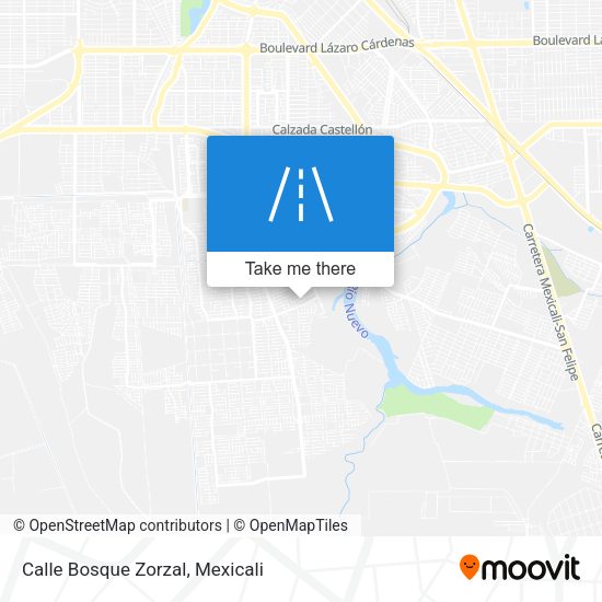 Mapa de Calle Bosque Zorzal