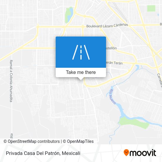 Privada Casa Del Patrón map