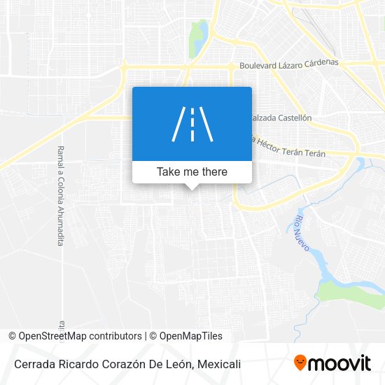 Cerrada Ricardo Corazón De León map
