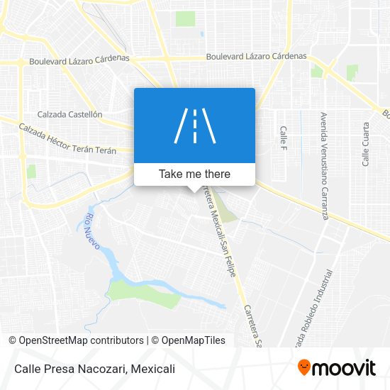 Mapa de Calle Presa Nacozari