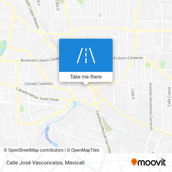 Calle José Vasconcelos map