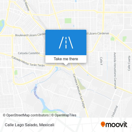 Mapa de Calle Lago Salado