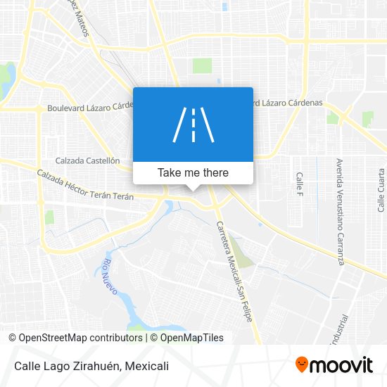 Calle Lago Zirahuén map
