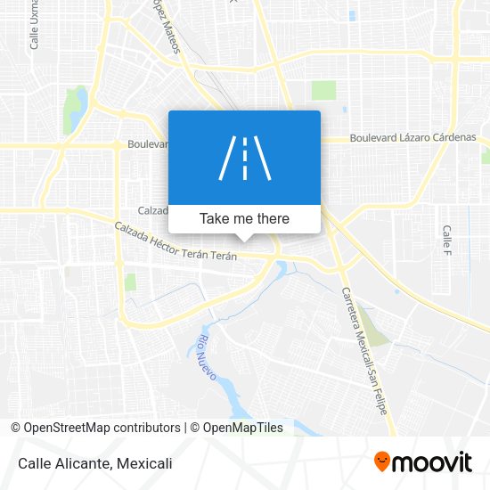 Mapa de Calle Alicante