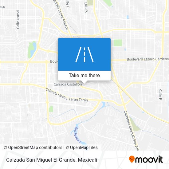 Mapa de Calzada San Miguel El Grande