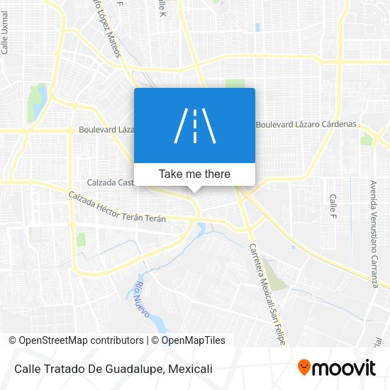 Mapa de Calle Tratado De Guadalupe