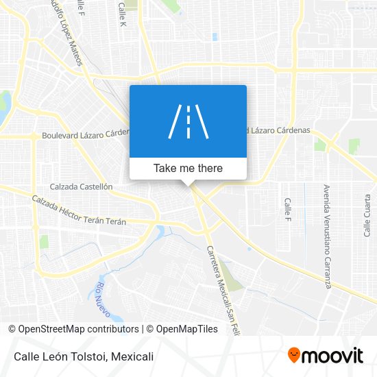 Mapa de Calle León Tolstoi
