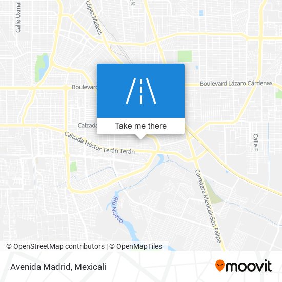 Avenida Madrid map