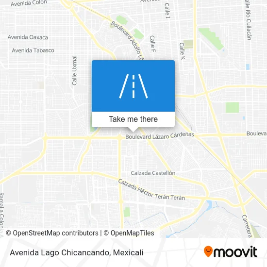 Avenida Lago Chicancando map