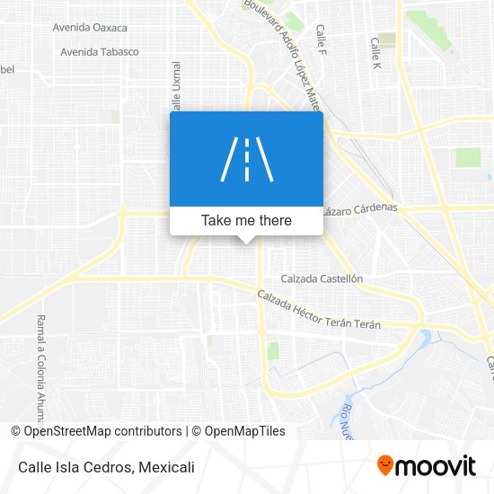 Calle Isla Cedros map