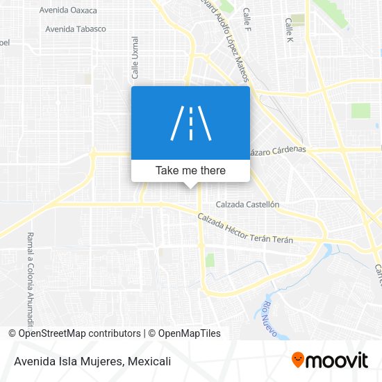 Mapa de Avenida Isla Mujeres