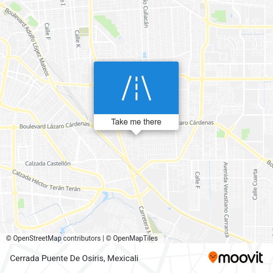 Cerrada Puente De Osiris map
