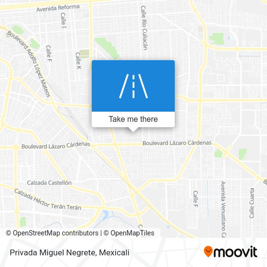 Mapa de Privada Miguel Negrete