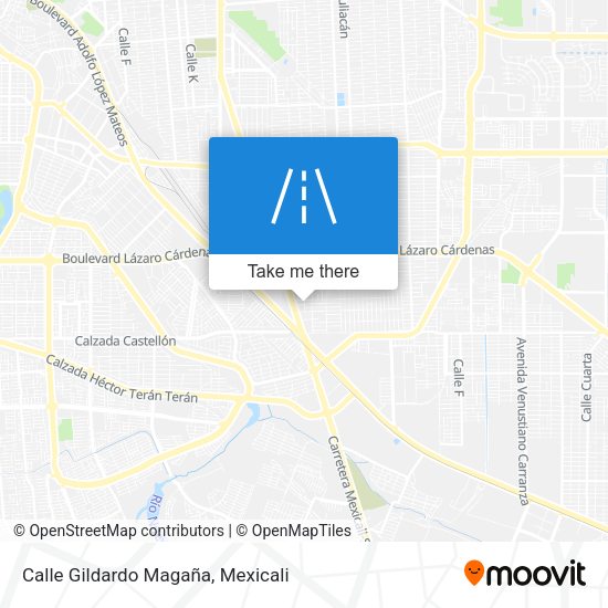 Mapa de Calle Gildardo Magaña