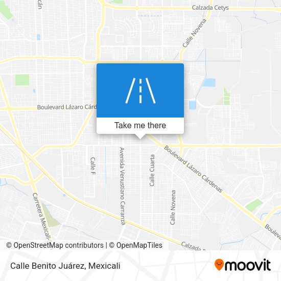 Calle Benito Juárez map