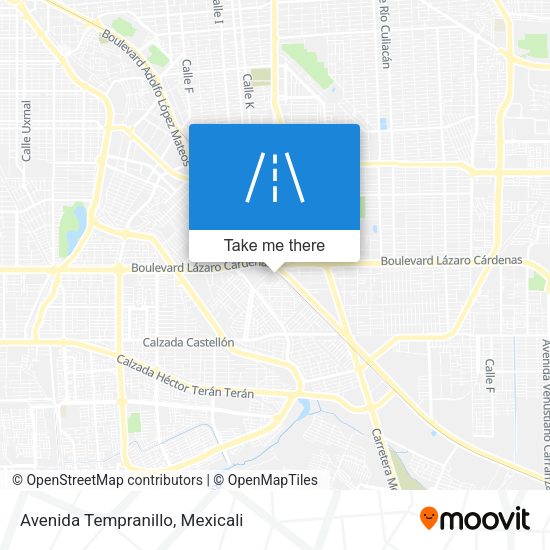 Mapa de Avenida Tempranillo