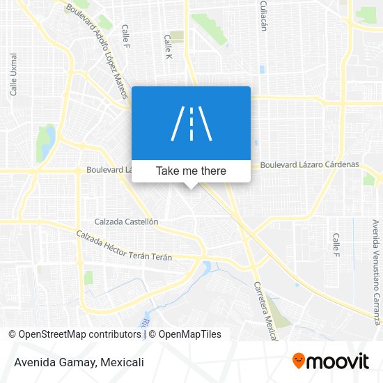 Mapa de Avenida Gamay