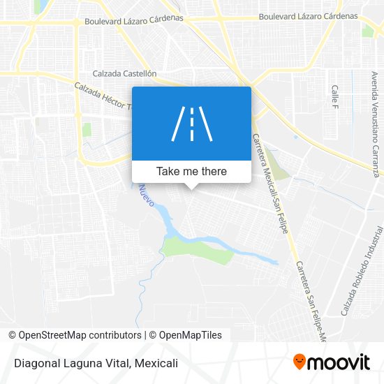 Diagonal Laguna Vital map