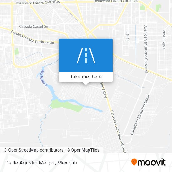 Mapa de Calle Agustín Melgar