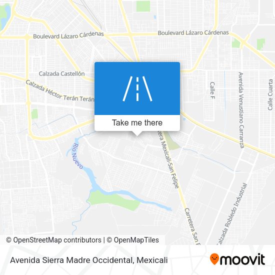 Mapa de Avenida Sierra Madre Occidental