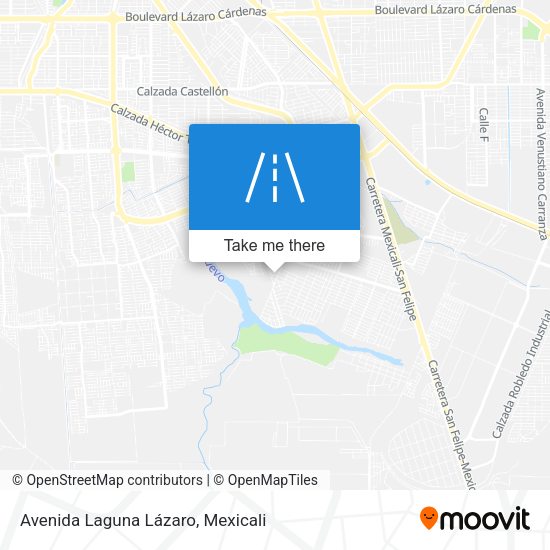 Avenida Laguna Lázaro map