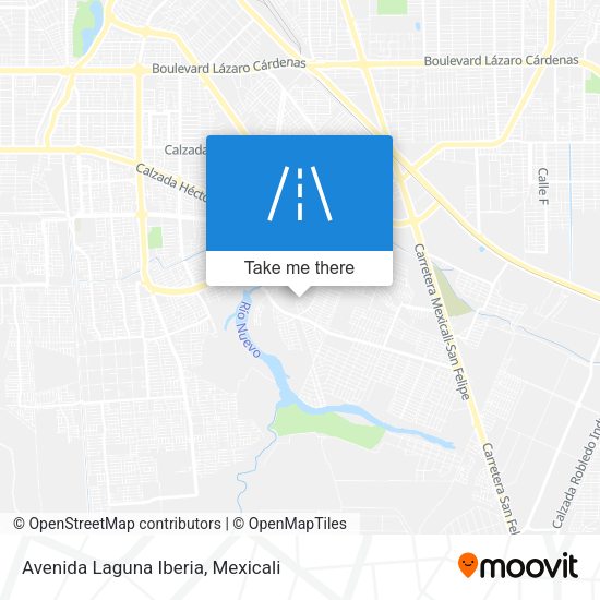 Avenida Laguna Iberia map