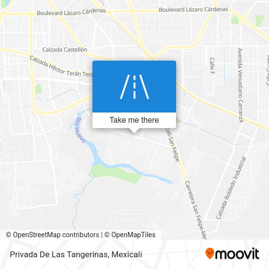 Privada De Las Tangerinas map