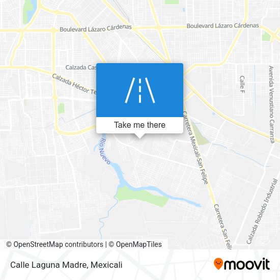 Mapa de Calle Laguna Madre