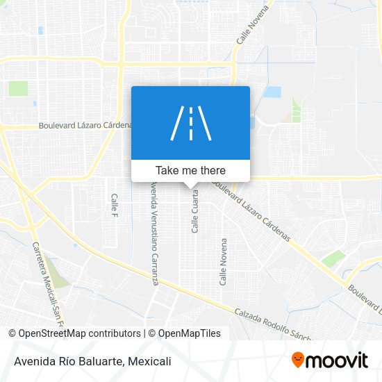 Mapa de Avenida Río Baluarte