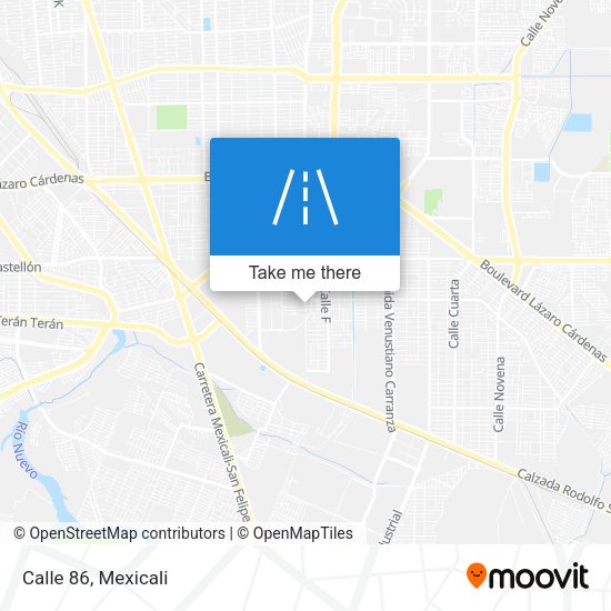 Mapa de Calle 86