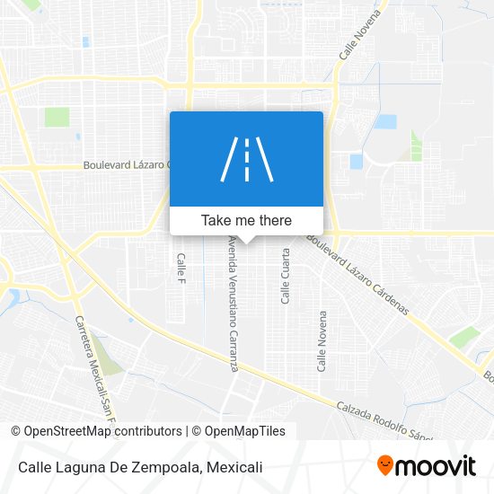 Calle Laguna De Zempoala map