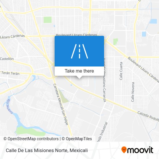 Calle De Las Misiones Norte map