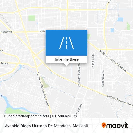 Avenida Diego Hurtado De Mendoza map