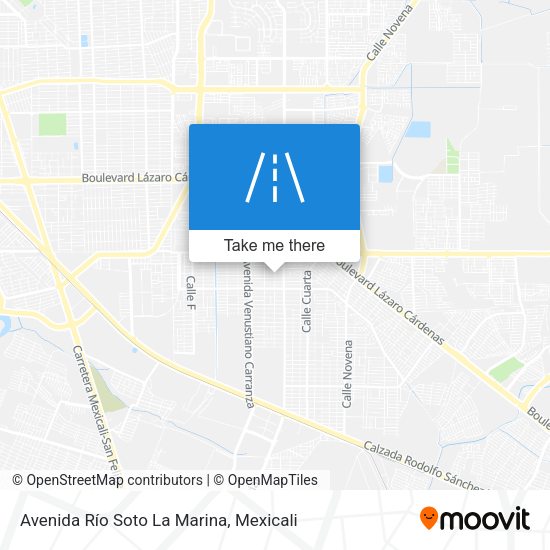 Avenida Río Soto La Marina map