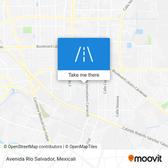 Avenida Río Salvador map