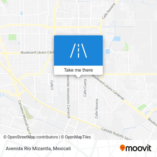 Mapa de Avenida Río Mizantla