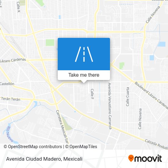 Mapa de Avenida Ciudad Madero