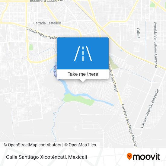 Mapa de Calle Santiago Xicoténcatl