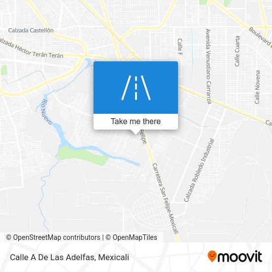 Calle A De Las Adelfas map