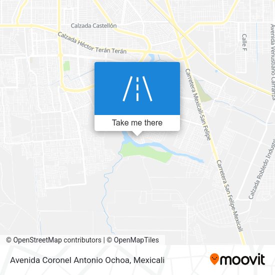 Avenida Coronel Antonio Ochoa map