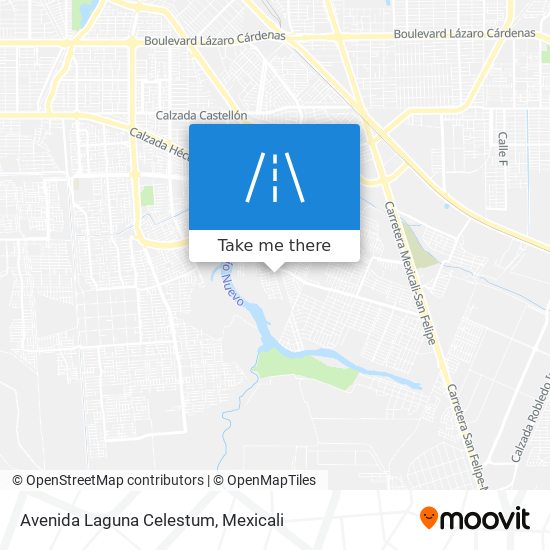 Avenida Laguna Celestum map